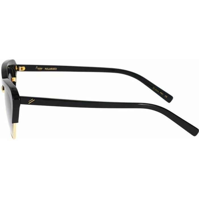 Peggy, Shiny Black/Grey Gradient Polarised Lenses