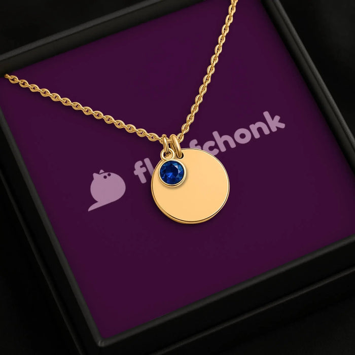 Personalized Birthstone Necklace - FloofChonk