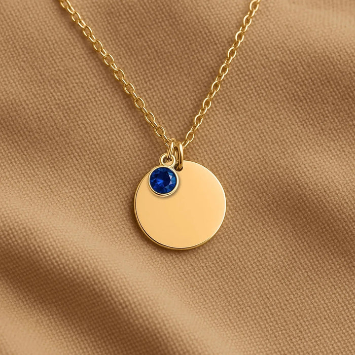 Personalized Birthstone Necklace - FloofChonk