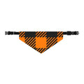 Pet Bandana Collar - Halloween Plaid Style - FloofChonk