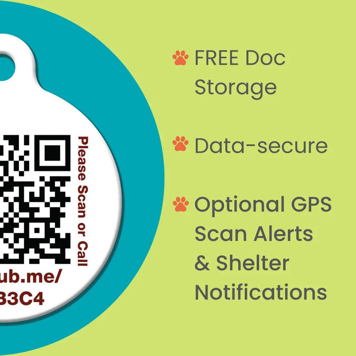 PetHub QR Pet ID Tag – Absent Without a Leash (AWOL) - FloofChonk