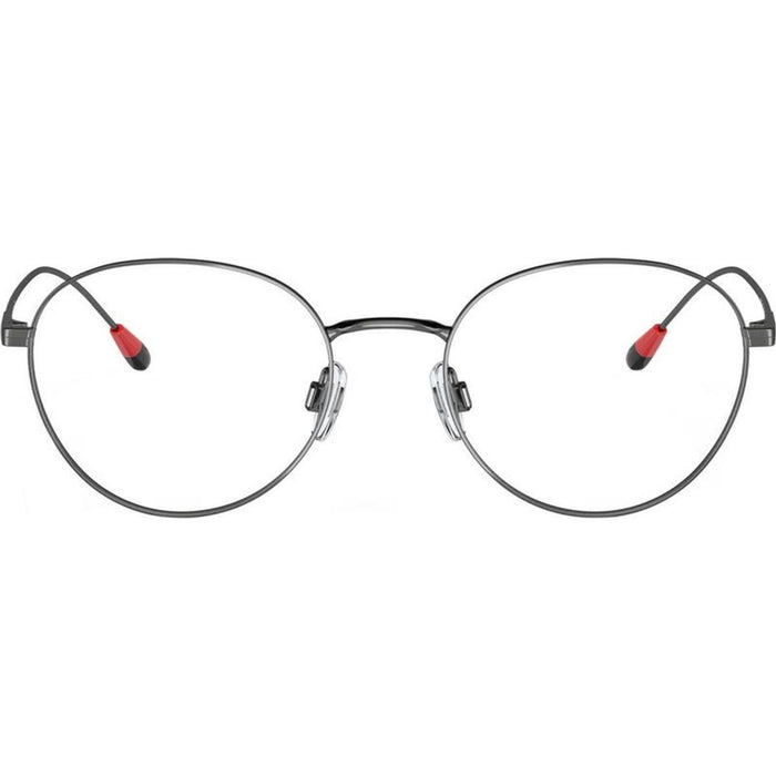 PH1208, Shiny Dark Gunmetal/Clear Lenses 51 Eye Size