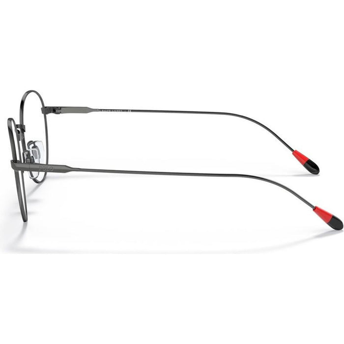 PH1208, Shiny Dark Gunmetal/Clear Lenses 51 Eye Size