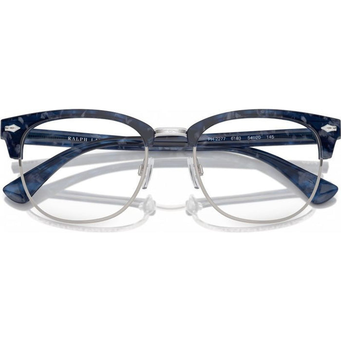 PH2277, Shiny Blue Havana/Clear Lenses 54 Eye Size