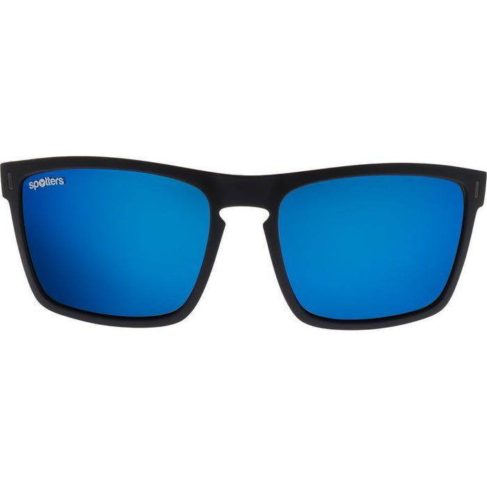 Phantom, Matte Black/Ice Blue Mirror Glass Polarised Lenses