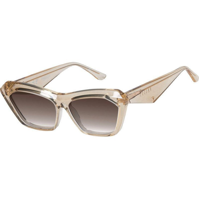 Piaf, Champagne with Gold Metal/Brown Gradient Polarised Lenses