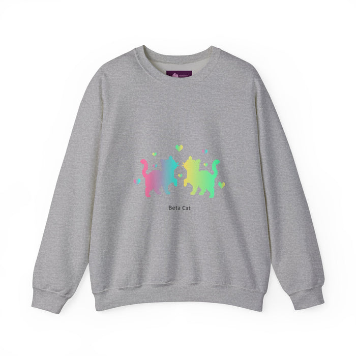Pixel Pet Cats Sweatshirt | pixel pet nostalgia, 8 - bit device - FloofChonk