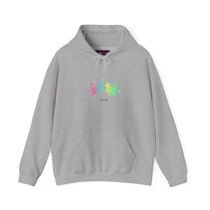 Pixel Pets trio hoodie | Pixel Pet Nostalgia, 8 - bit device art - FloofChonk