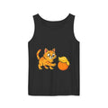 Playful Cat Graphic Tank Top for Summer - FloofChonk