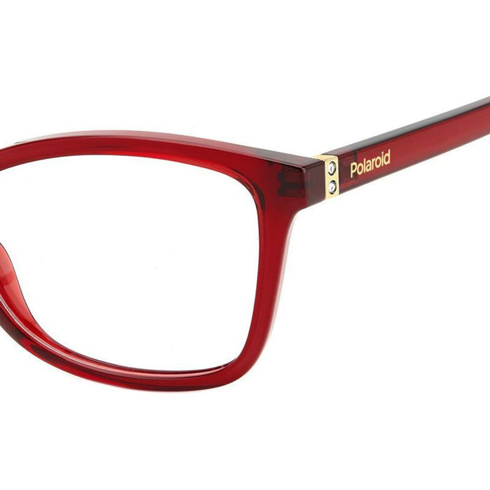 PLD D505, Burgundy/Clear Lenses