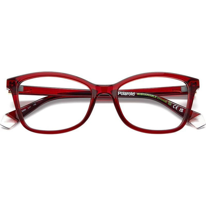 PLD D505, Burgundy/Clear Lenses