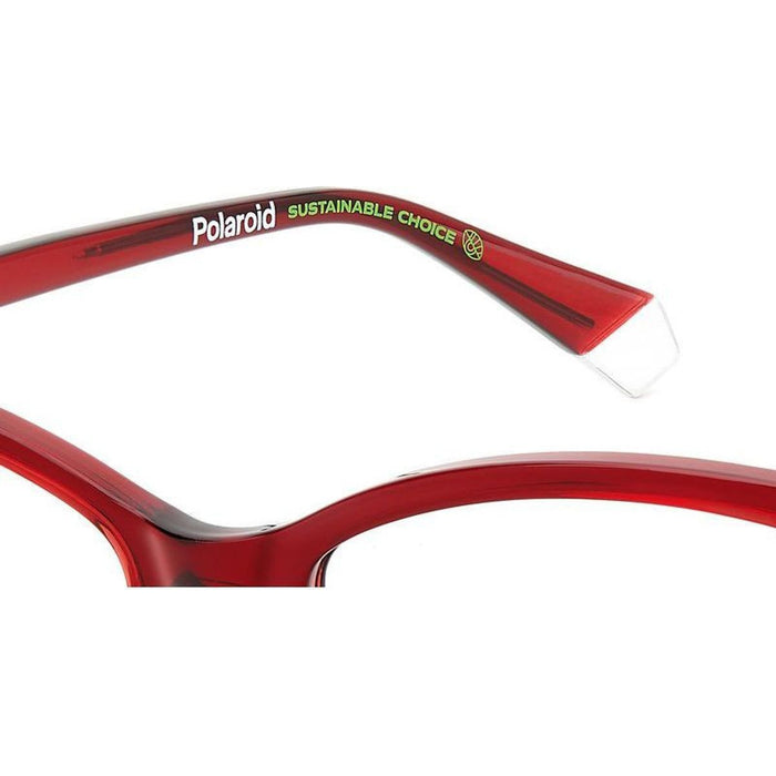PLD D505, Burgundy/Clear Lenses