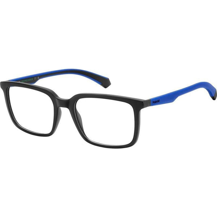 PLD D547, Matte Black Blue/Clear Lenses