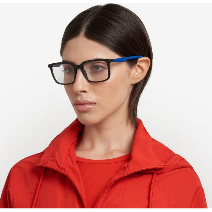 PLD D547, Matte Black Blue/Clear Lenses