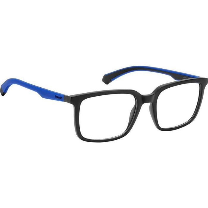 PLD D547, Matte Black Blue/Clear Lenses
