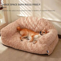 Plush Pet Sofa Bed - All - season, Non - slip Bottom, Durable and Scratch - resistant - FloofChonk