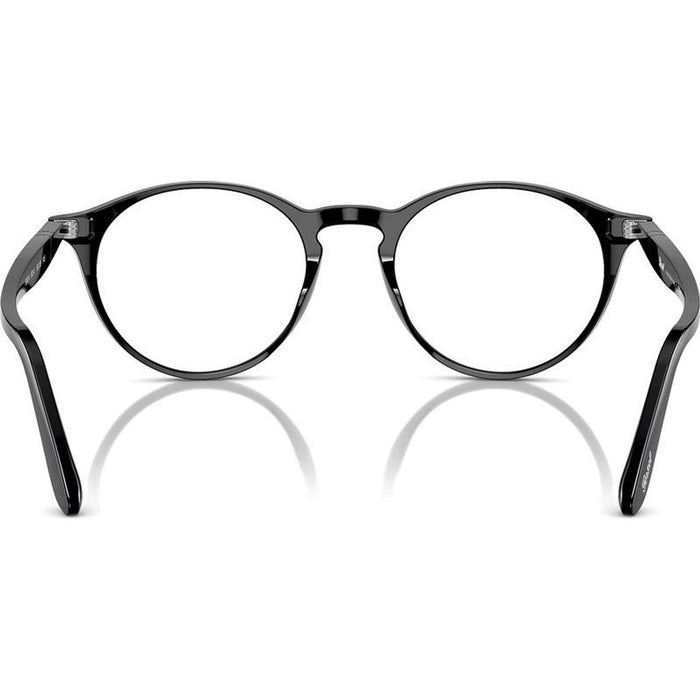 PO3092V, Black/Clear Lenses 50 Eye Size