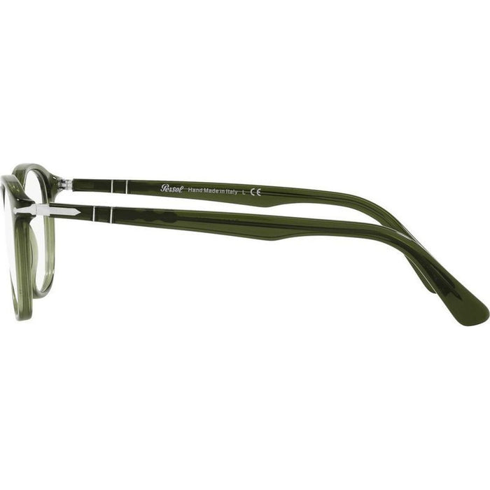 PO3143V, Transparent Olive Green/Clear Lenses