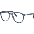 PO3160V, Transparent Denim/Clear Lenses