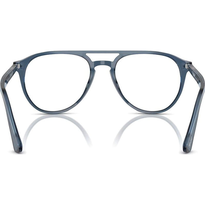 PO3160V, Transparent Denim/Clear Lenses