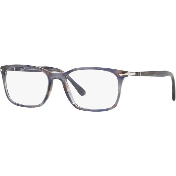 PO3189V, Striped Grey/Clear Lenses 55 Eye Size