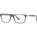 PO3189V, Grey Striped Green Gradient/Clear Lenses