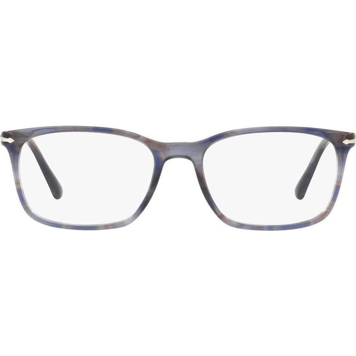 PO3189V, Striped Grey/Clear Lenses 55 Eye Size