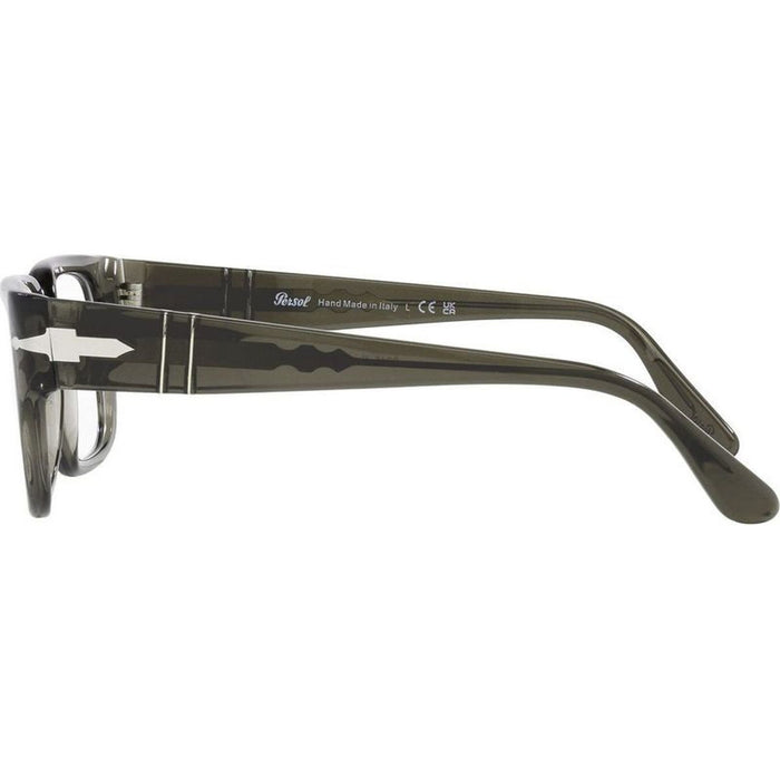 PO3315V, Transparent Taupe Grey/Clear Lenses