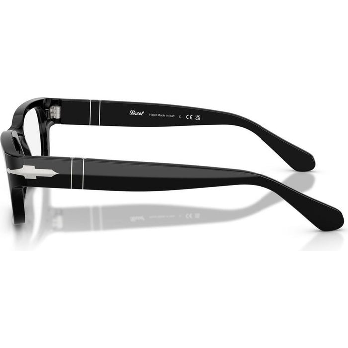 PO3399V, Black/Clear Lenses 53 Eye Size