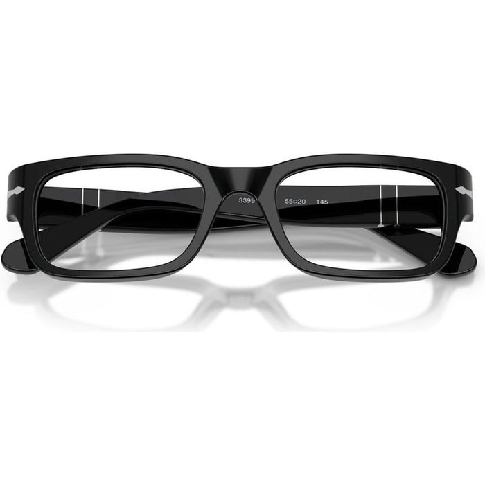 PO3399V, Black/Clear Lenses 53 Eye Size