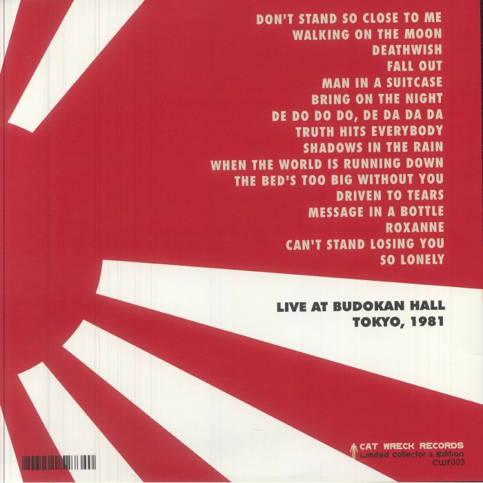 Police, The - Budokan Hall [2LP] Limited Black Vinyl (import)