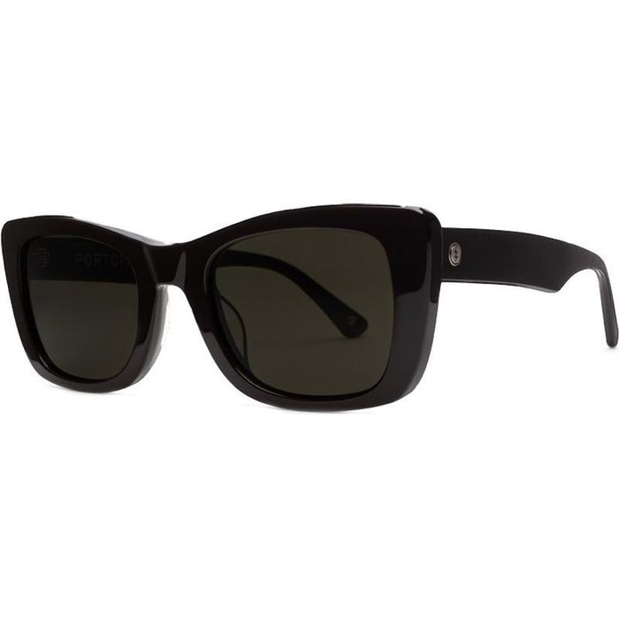 Portofino, Gloss Black/Grey Polarised Lenses