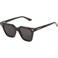 Prisoner II, Gloss Black with Silver Metal Trim/Black Lenses