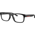 PS04QV, Black Rubber/Clear Lenses 54 Eye Size