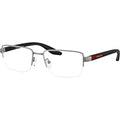 PS51SV, Gunmetal/Clear Lenses 56 Eye Size
