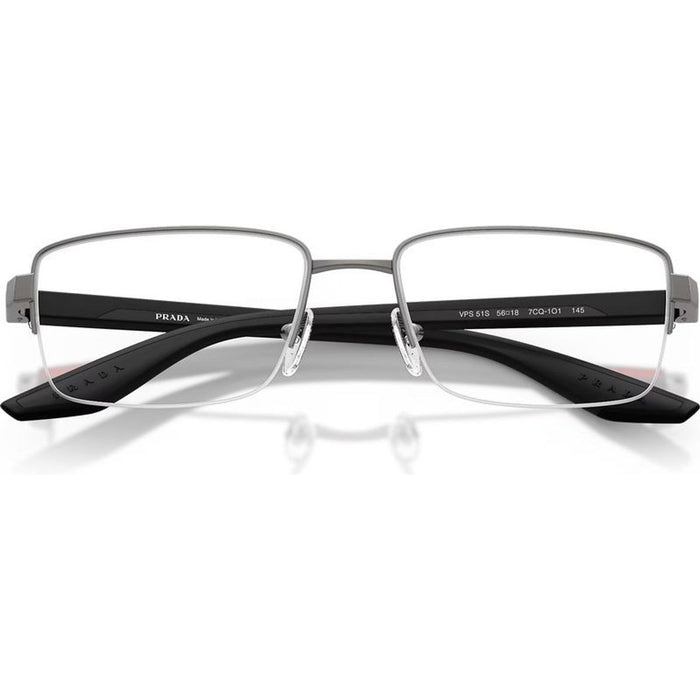 PS51SV, Gunmetal/Clear Lenses 56 Eye Size