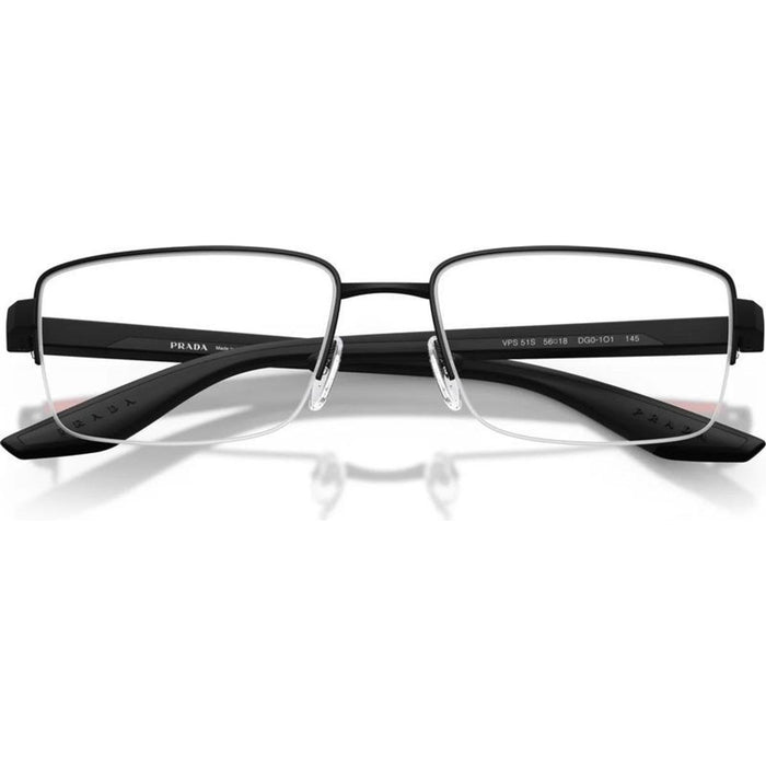 PS51SV, Rubbered Black/Clear Lenses 56 Eye Size