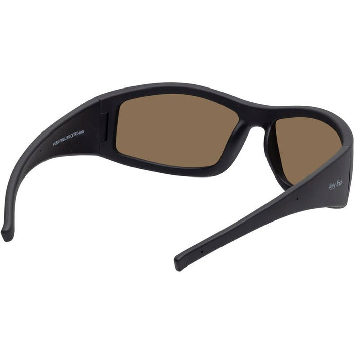 PU5507, Matte Black/Brown Polarised Lenses