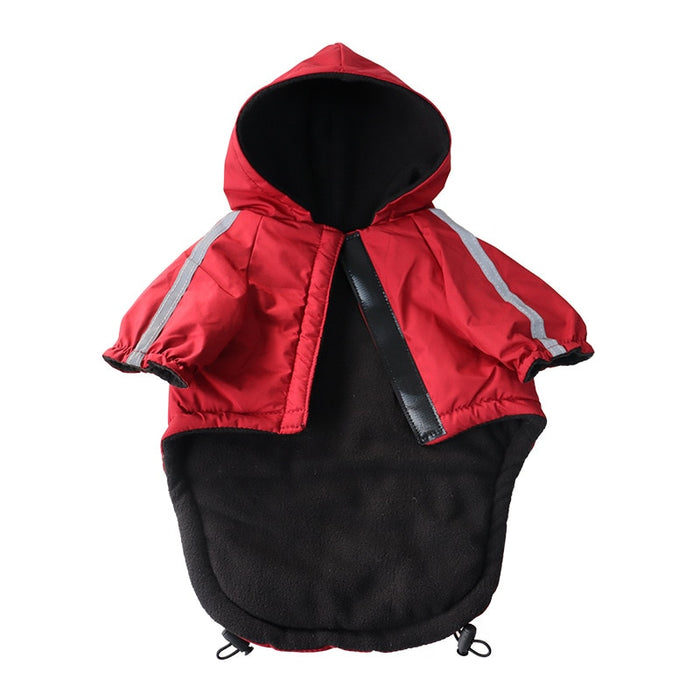 Pupreme X Dog Face Reflective Hooded Anti-Anxiety Rain Jacket