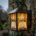 Quoizel Inglenook Medium Tiffany Outdoor Wall Light by Elstead Lighting — suits living rooms, bedrooms & hallways