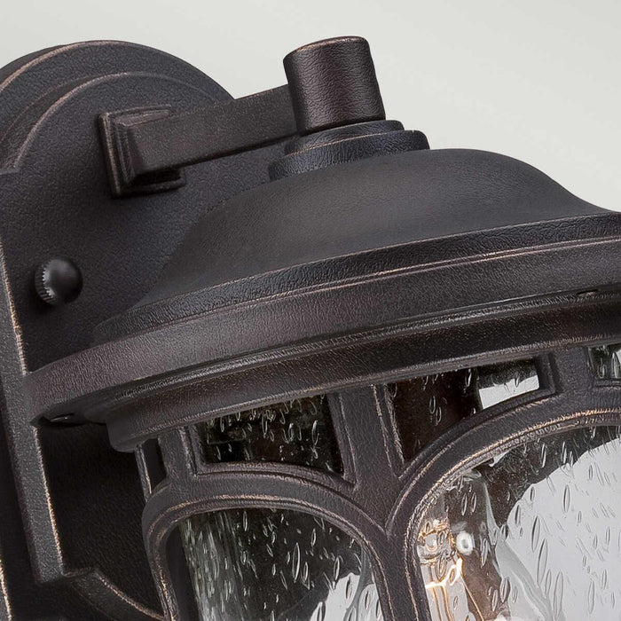 Quoizel Marblehead Small Outdoor Wall Light by close up image