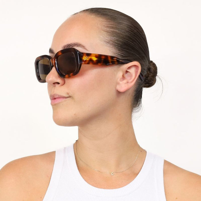 Rae, Tea Tort/Brown Polarised Lenses