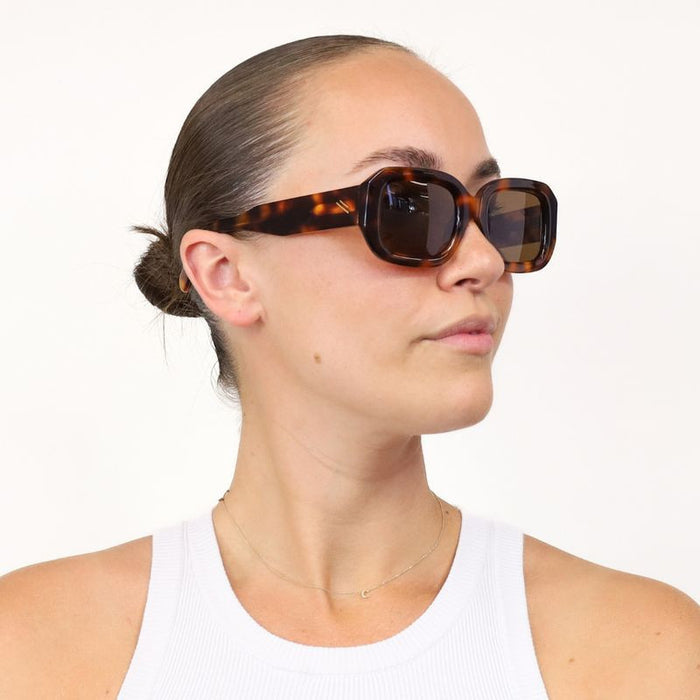 Rae, Tea Tort/Brown Polarised Lenses