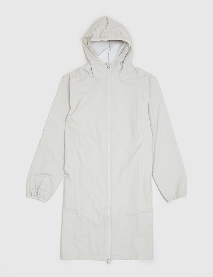 Rains Base Long Jacket - Moon Grey