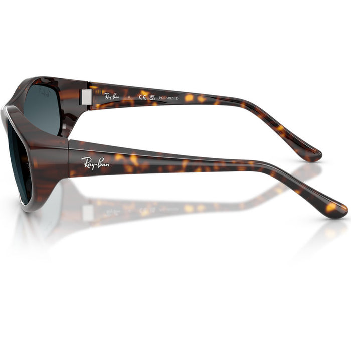 Ray-Ban RB2228 Havana Blue Gradient Polarised Glass Side