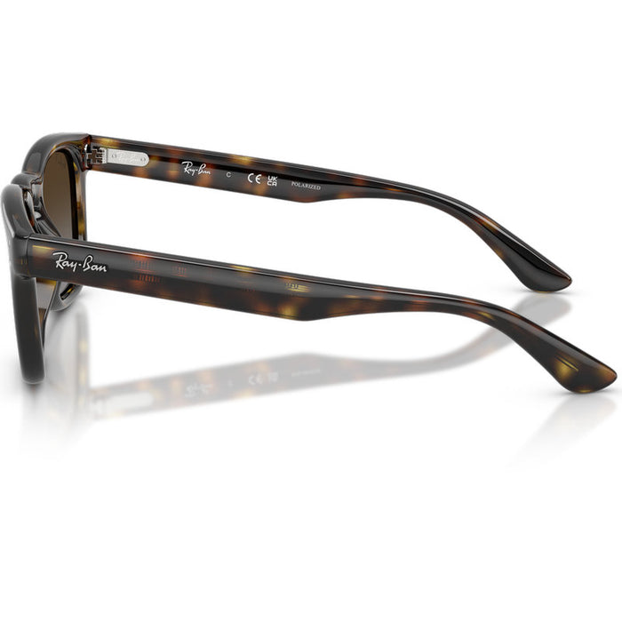 Ray-Ban RB2238 Havana Brown Grey Gradient Polarised Side