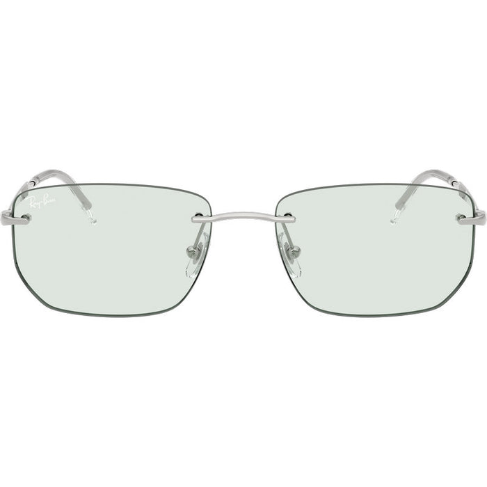 Ray-Ban RB3768 Silver Emerald Transitions Front2