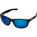 Rebel, Matte Black/Blue Mirror Glass Polarised Lenses