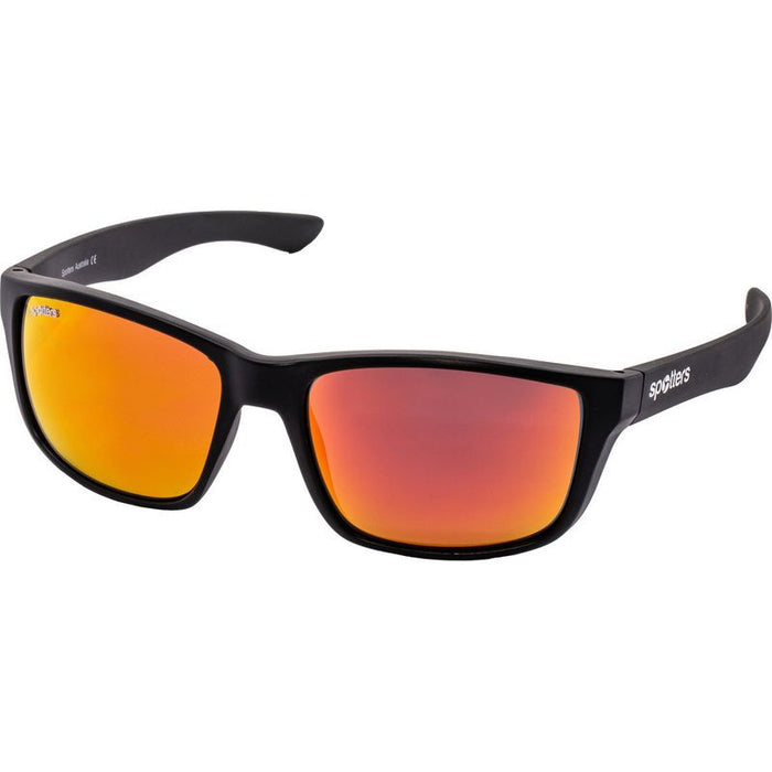 Rebel, Matte Black/Ignite Glass Mirror Polarised Lenses