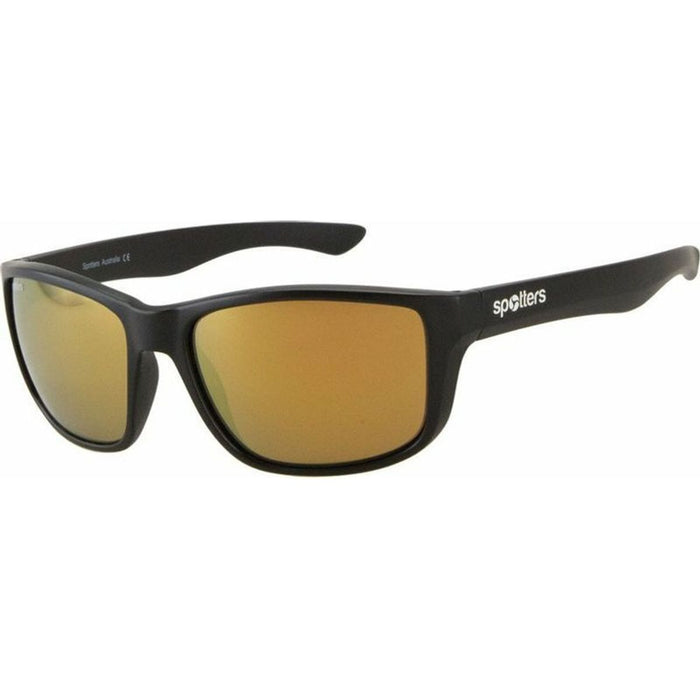 Rebel, Gloss Black/Gold Mirror Glass Polarised Lenses
